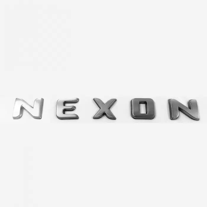 Tata Nexon Logo Chrome 3D Letter Emblem Full Set in High Quality ABS Material

by Galio