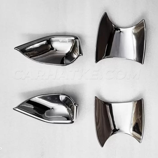 Tata Punch 2021 Onwards Handle Chrome Cover Garnish With Bowl (Set Of 4 Pcs.)

by GFX