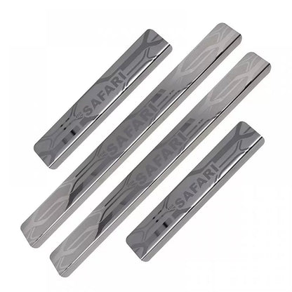 Tata Safari 2021 Stainless Steel Door Scuff Foot Sill Plate Guards (Set of 4 Pcs.)

by Galio