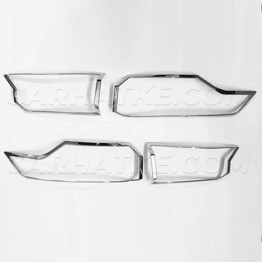 Tata Safari 2021 Onwards Tail Light Chrome Garnish Cover Trim (Set Of 2Pcs.)

by Galio