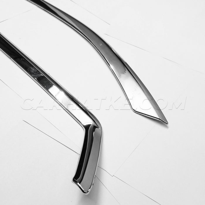 Tata Safari 2020 Onwards Headlight Chrome Garnish Cover (Set of 2Pcs.)

by Galio