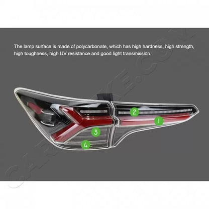 Toyota Fortuner 2016 Onwards Modified Urus Style LED Tail Light With Matrix Indicator Edition (Set of 2Pcs.)

by Imported