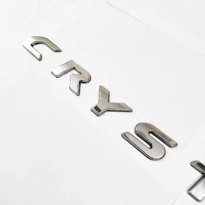 Toyota Innova Crysta Logo Chrome 3D Letter Emblem Full Set in High Quality ABS Material

by Galio