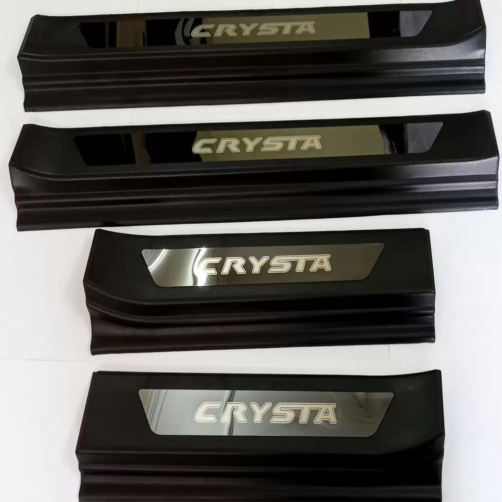 Toyota Innova Crysta 2016 Onwards OEM Door Opening LED Lights Scuff Sill Plate - 4 Pieces

by Imported