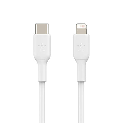 Belkin Apple Certified Lightning To Type C White Cable