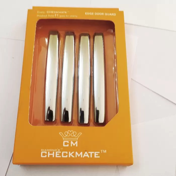 Checkmate Universal Car Door Guard Scratch Protector Set Of 4 (Chrome)

by Imported