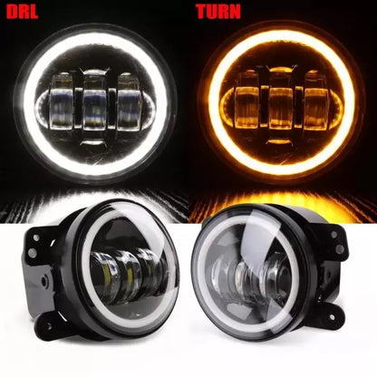 Universal Car LED Fog Lamp With DRL Daytime Running Light & Turn Signal - Set Of 2

by Imported
