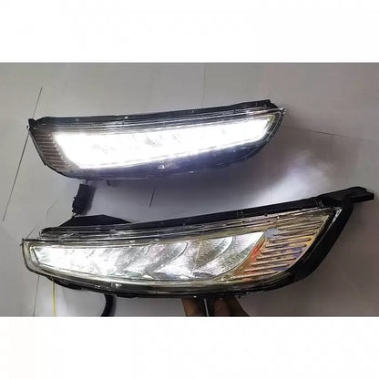 Hyundai Venue 2019 - 2022 Headlight LED DRL Daytime Running Light with Moving Matrix Turn Signal - Set of 2Pcs

by Volmax