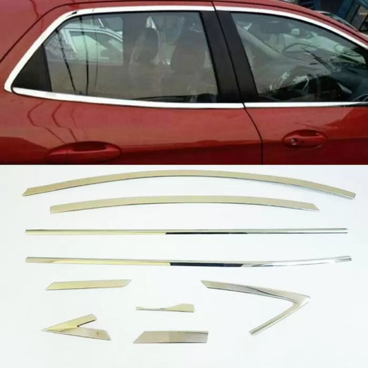 Hyundai Verna 2015-2017 Full Window Chrome Garnish Trims (Set Of 18Pcs.)

by Imported